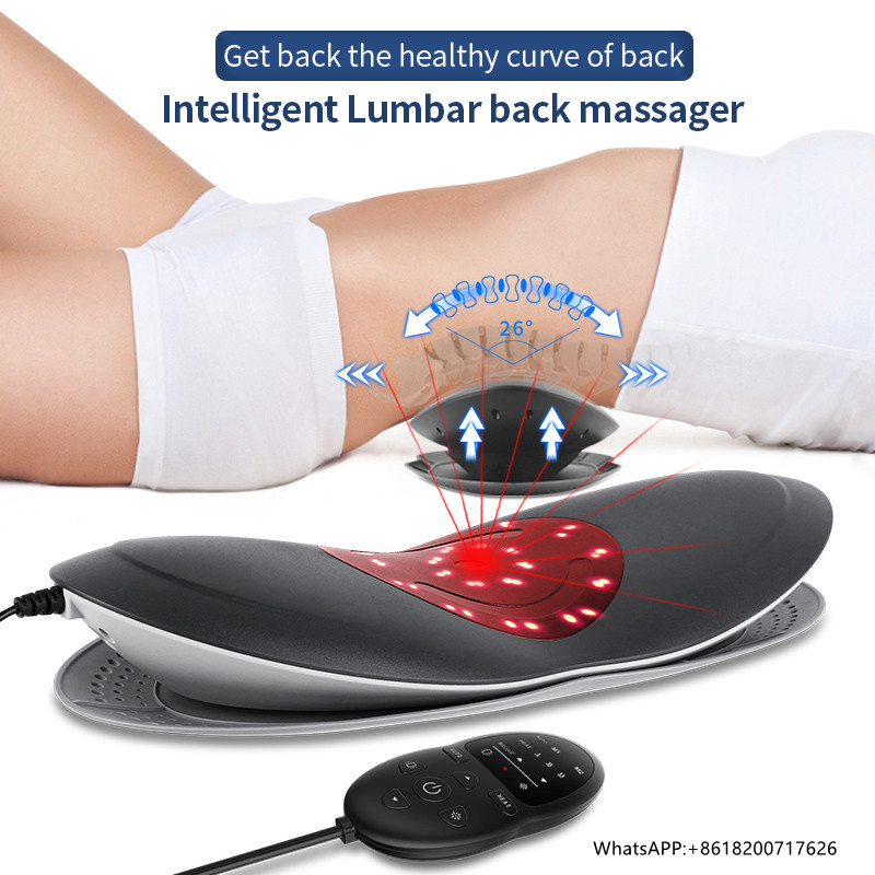 Waist Pad Red Light Relieve Fatigue Stimulate Cell Viability Heating Pad with Air Cushion Back Waist Pain Relief Release Relax Back Massager New Back Massager