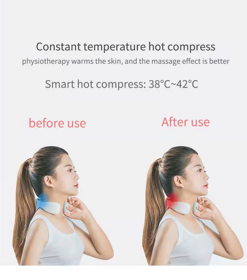 Hot Pain Care Therapy Intelligent Infrared Neck Massager